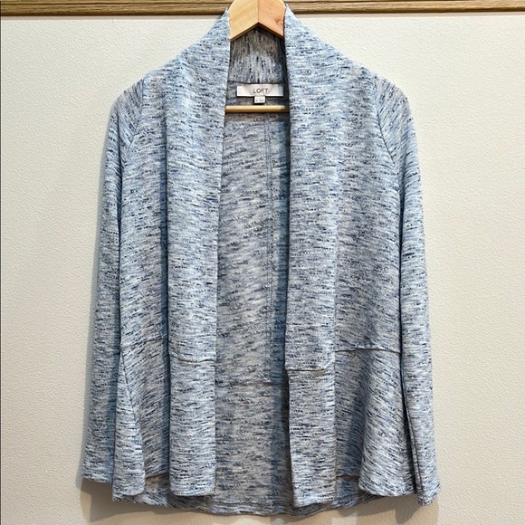 LOFT Sweaters - LOFT Blue Open Front long sleeves Cardigan